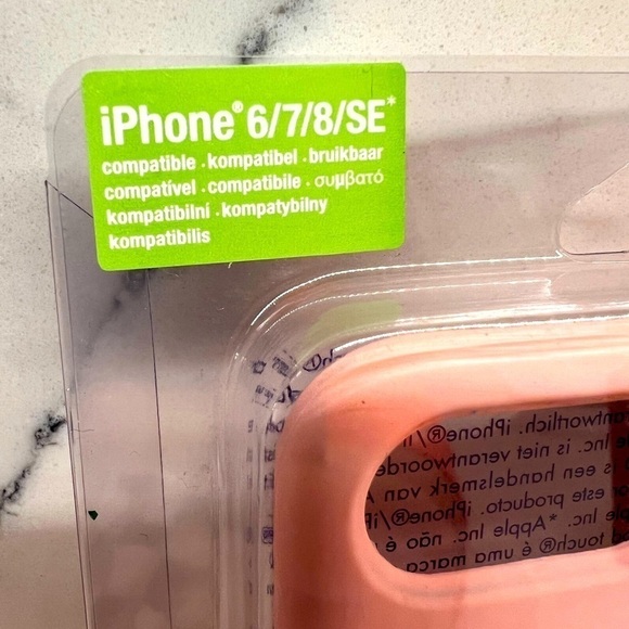 Apple iPhone Valentine Pink Case (6/7/8/SE) - Picture 2 of 5